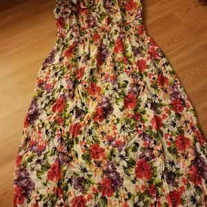 Strapless sundress